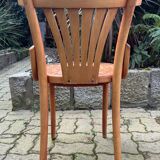 Set of 5 brasserie, bistro chairs, in their original condition, vintage, 1960s