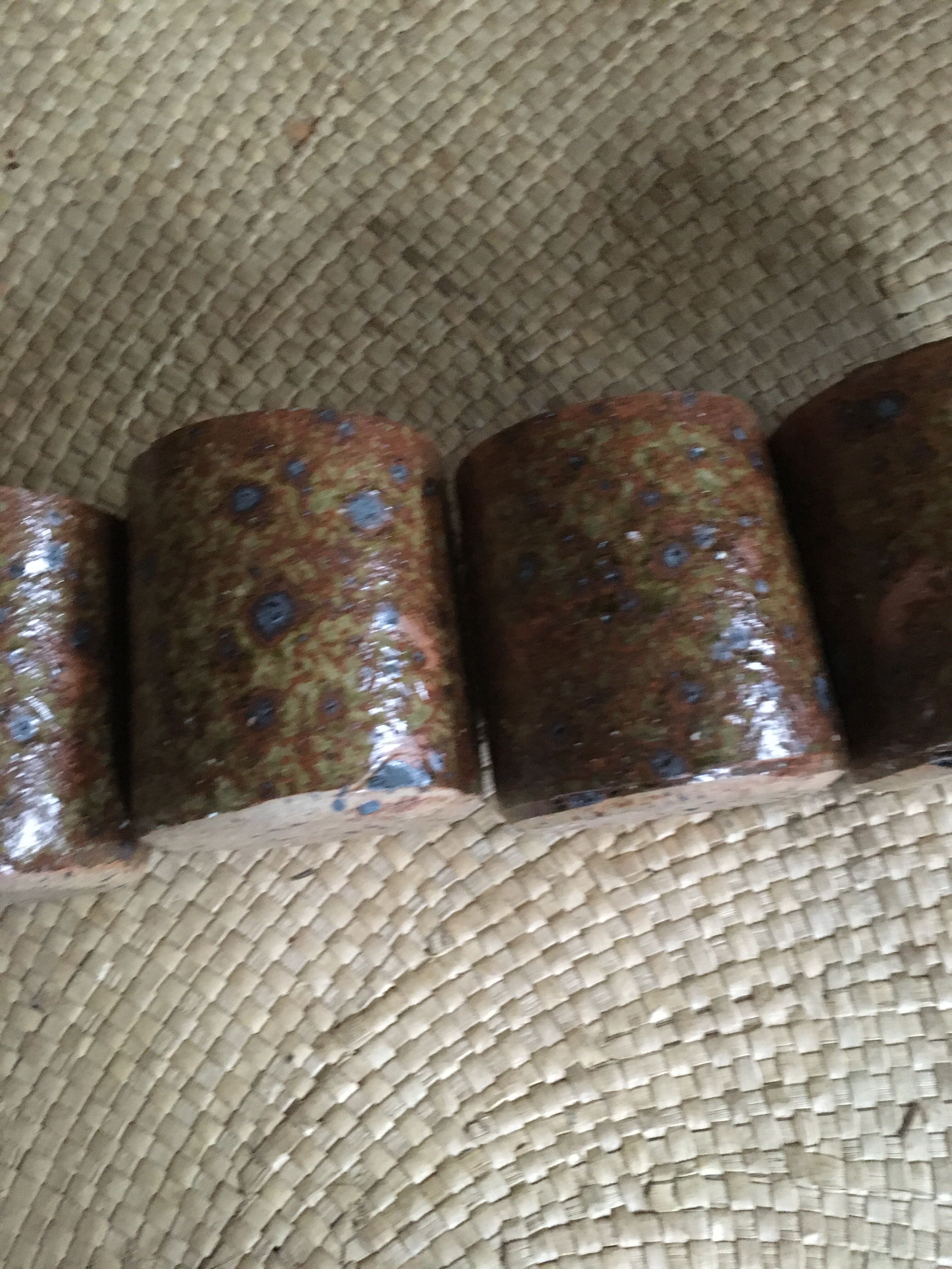 Lot de  10 tasses en grès
