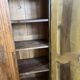 Transition style 2-door wardrobe in natural wood, 19th century