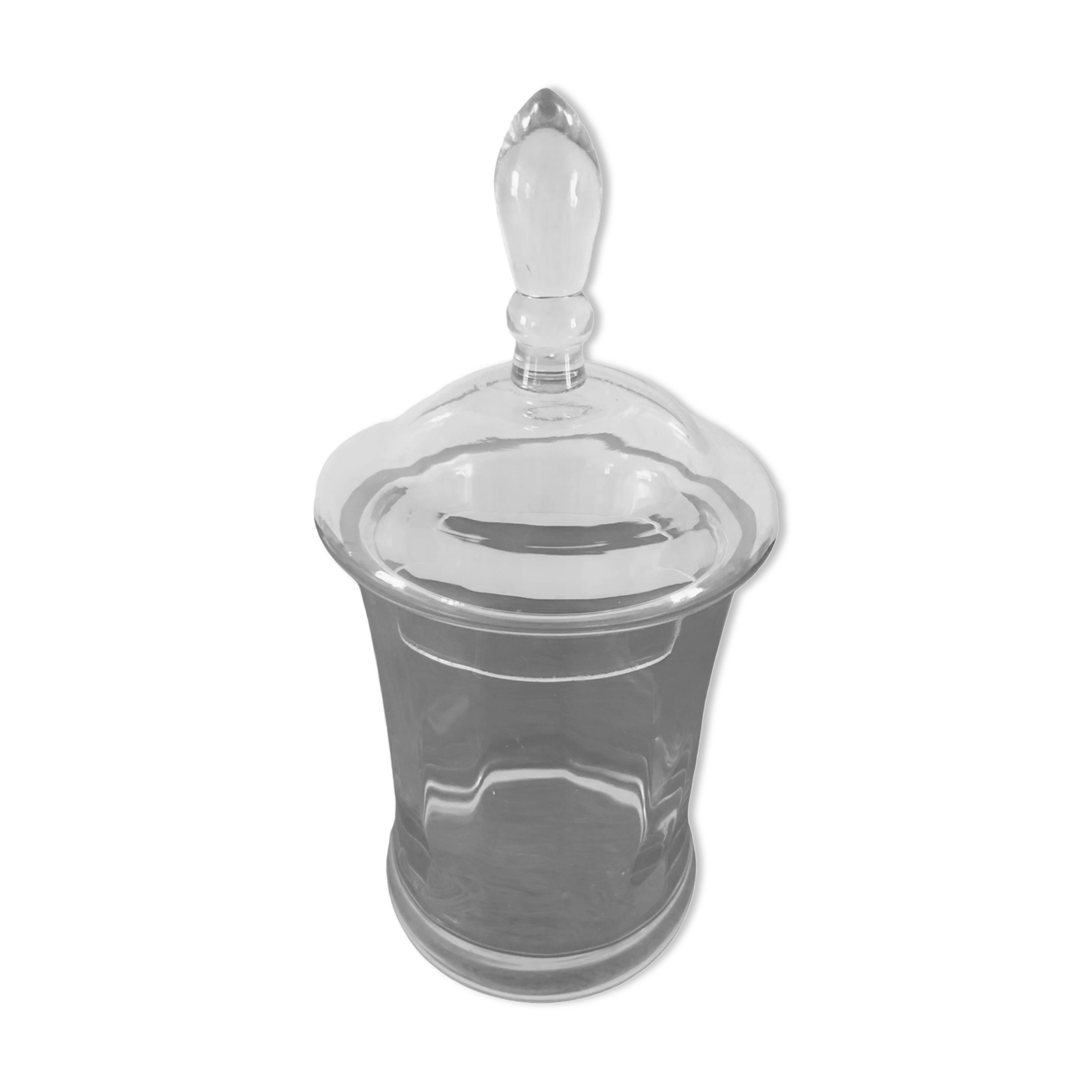 Bonbonnière with its glass lid