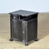 Set of iron bedside tables, circa 1930