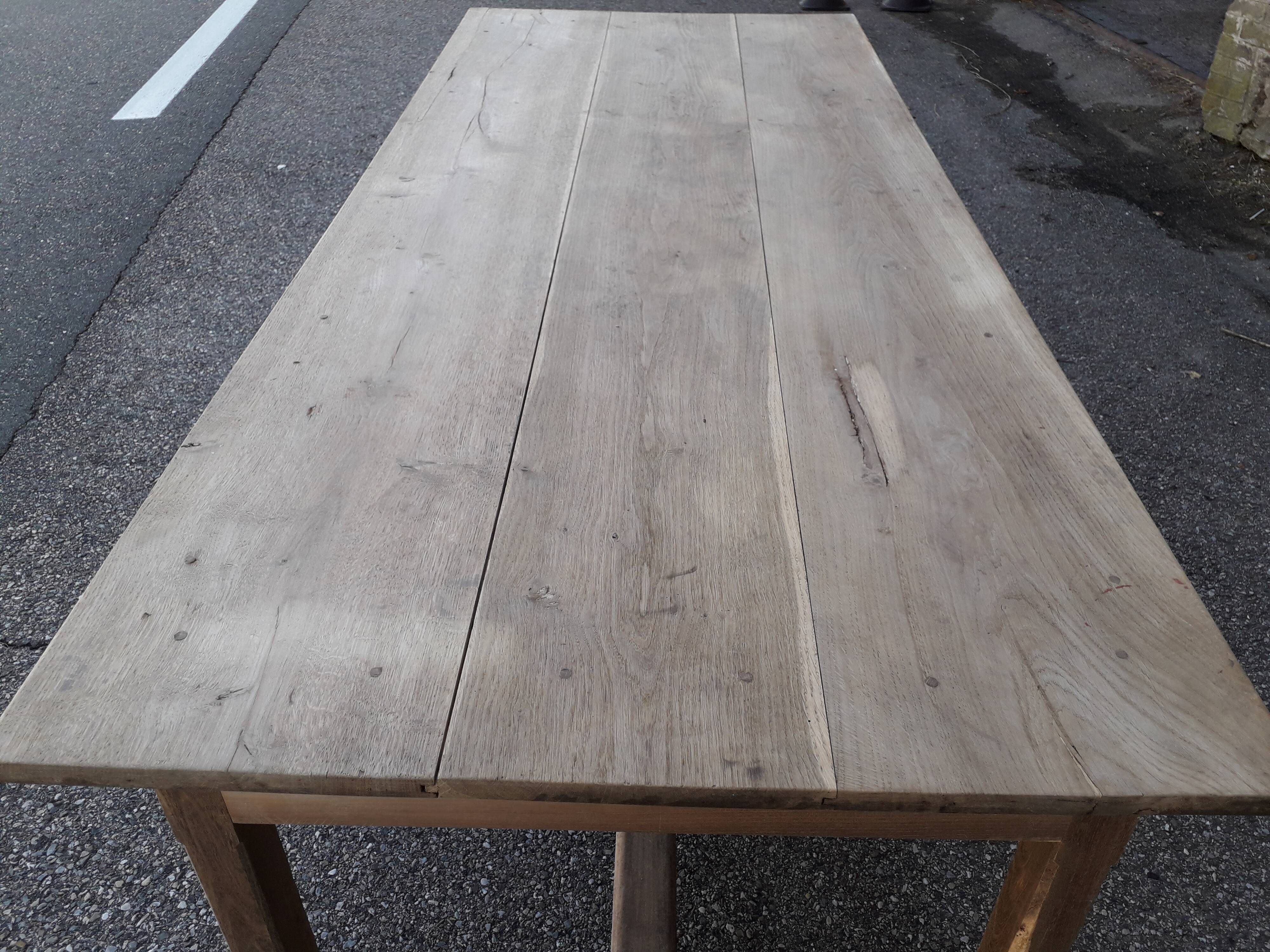 214 cm drawer farm table