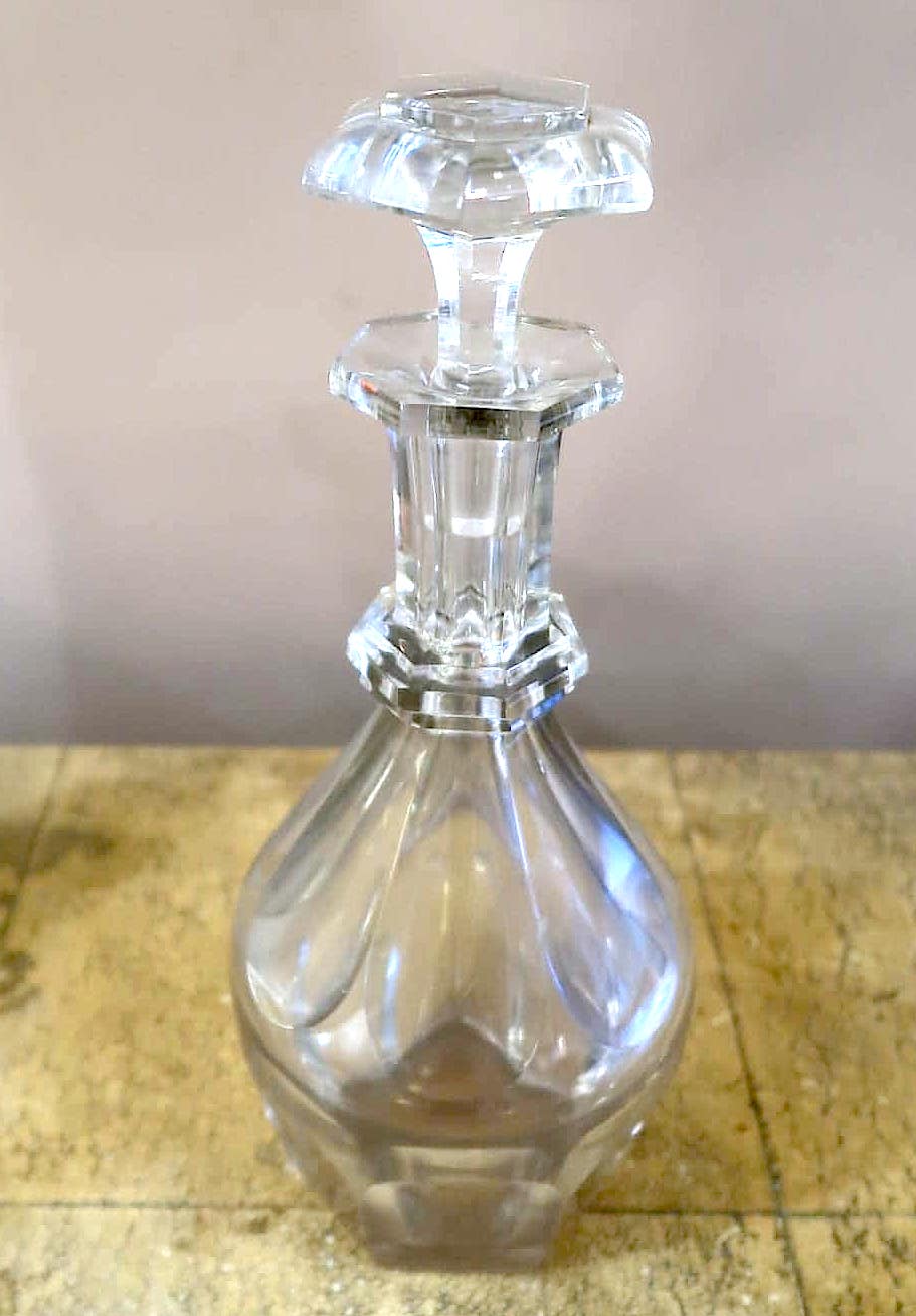 Pair of Baccarat carafes model Harcourt