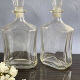 Father of 75 cl vintage glass whisky or liqueur decanters