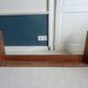 Massive late 1960s teak bench