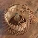 Vintage wicker pendant lamp