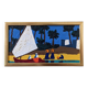 Mid-century swedish oil painting