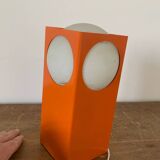 Orange Lamp Vintage Design Circa 1970 Space Age