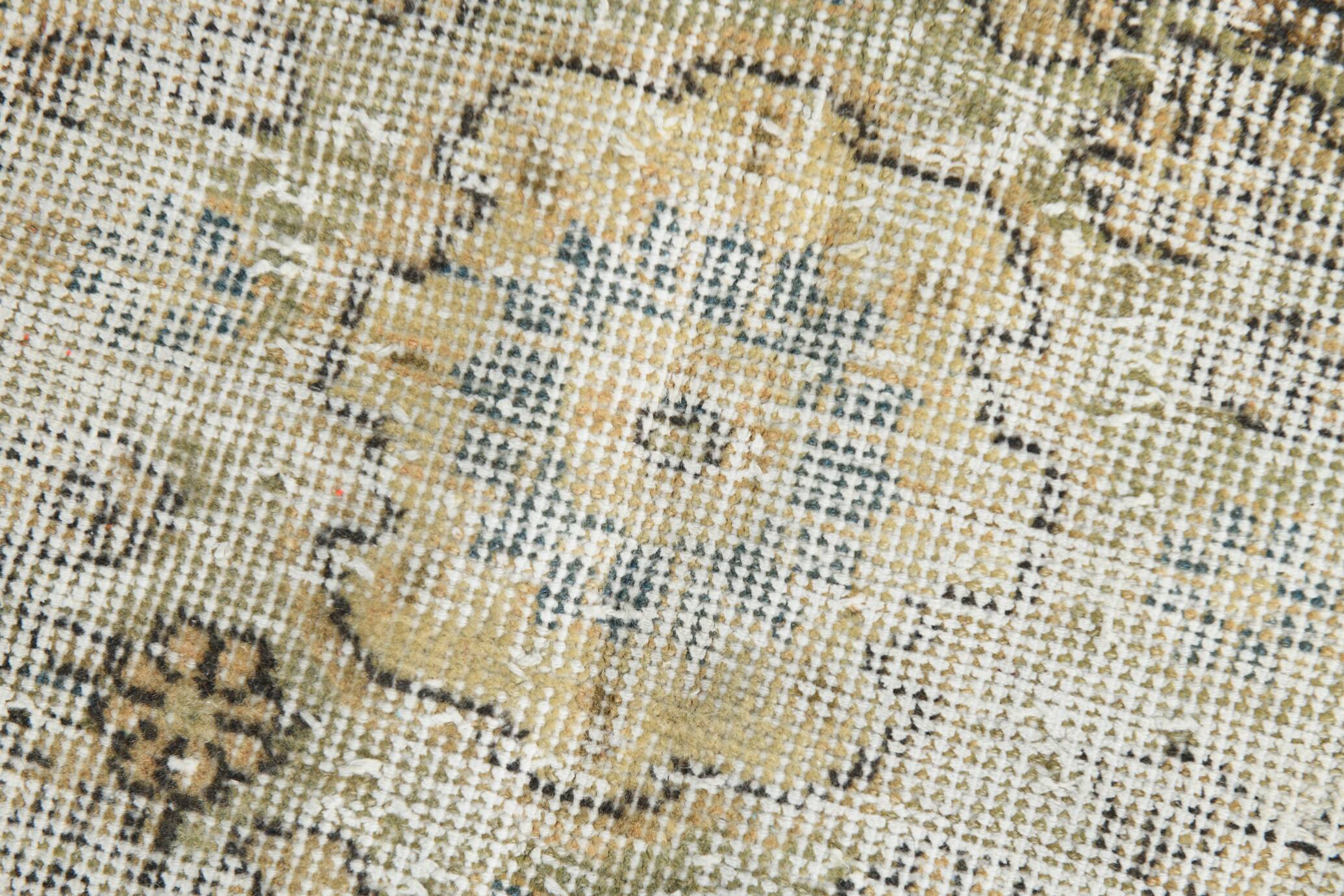 Natural Vintage Rug, Rustic Boho Rug, 157x254 Cm