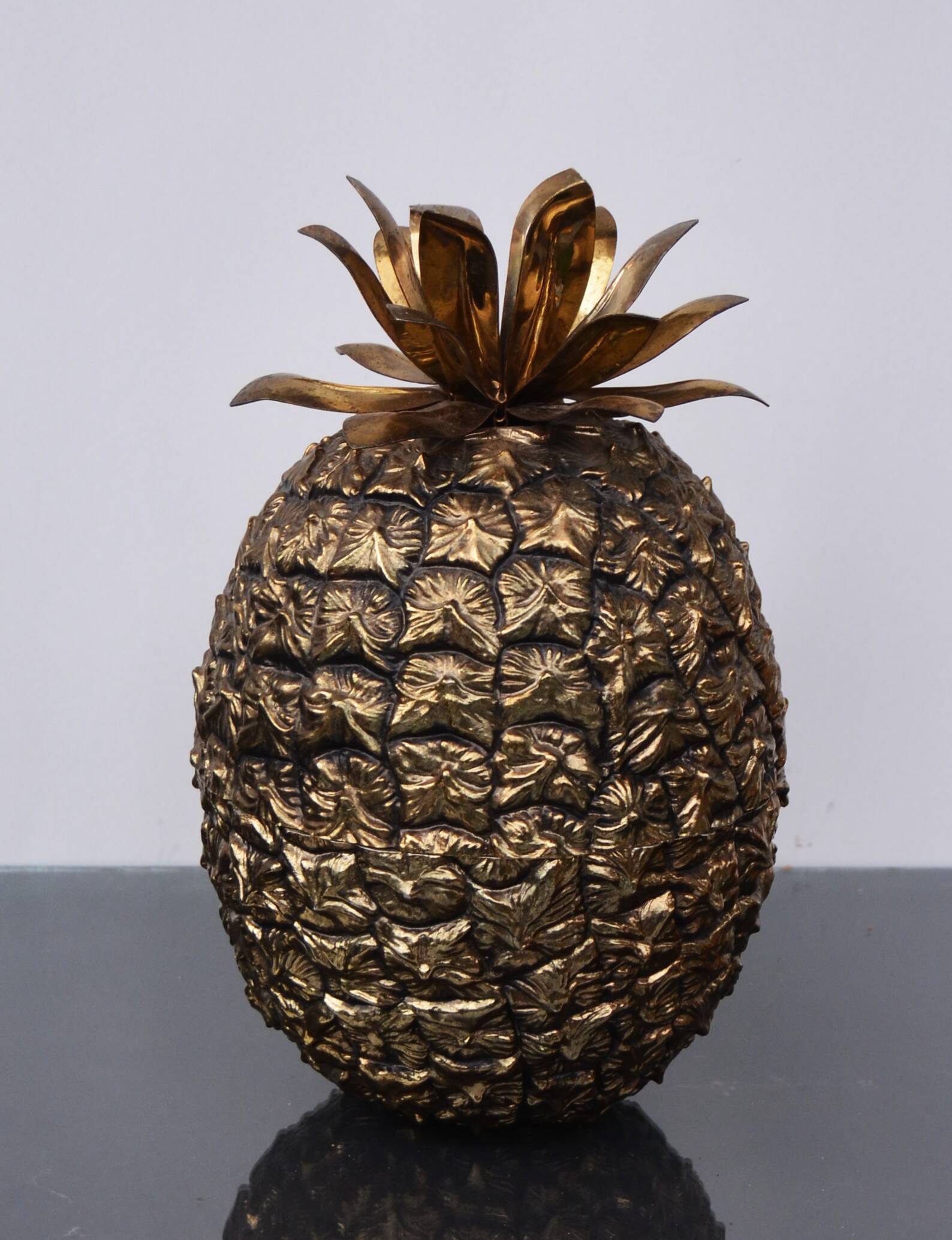 Mid Century Frigotherm Pineapple Shaped Ice Bucket by Hans Turnwald