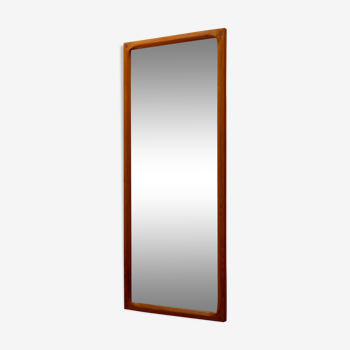 Teak mirror, model 165 , by Aksel Kjersgaard 44x105cm Denmark