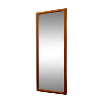 Teak mirror, model 165 , by Aksel Kjersgaard 44x105cm Denmark