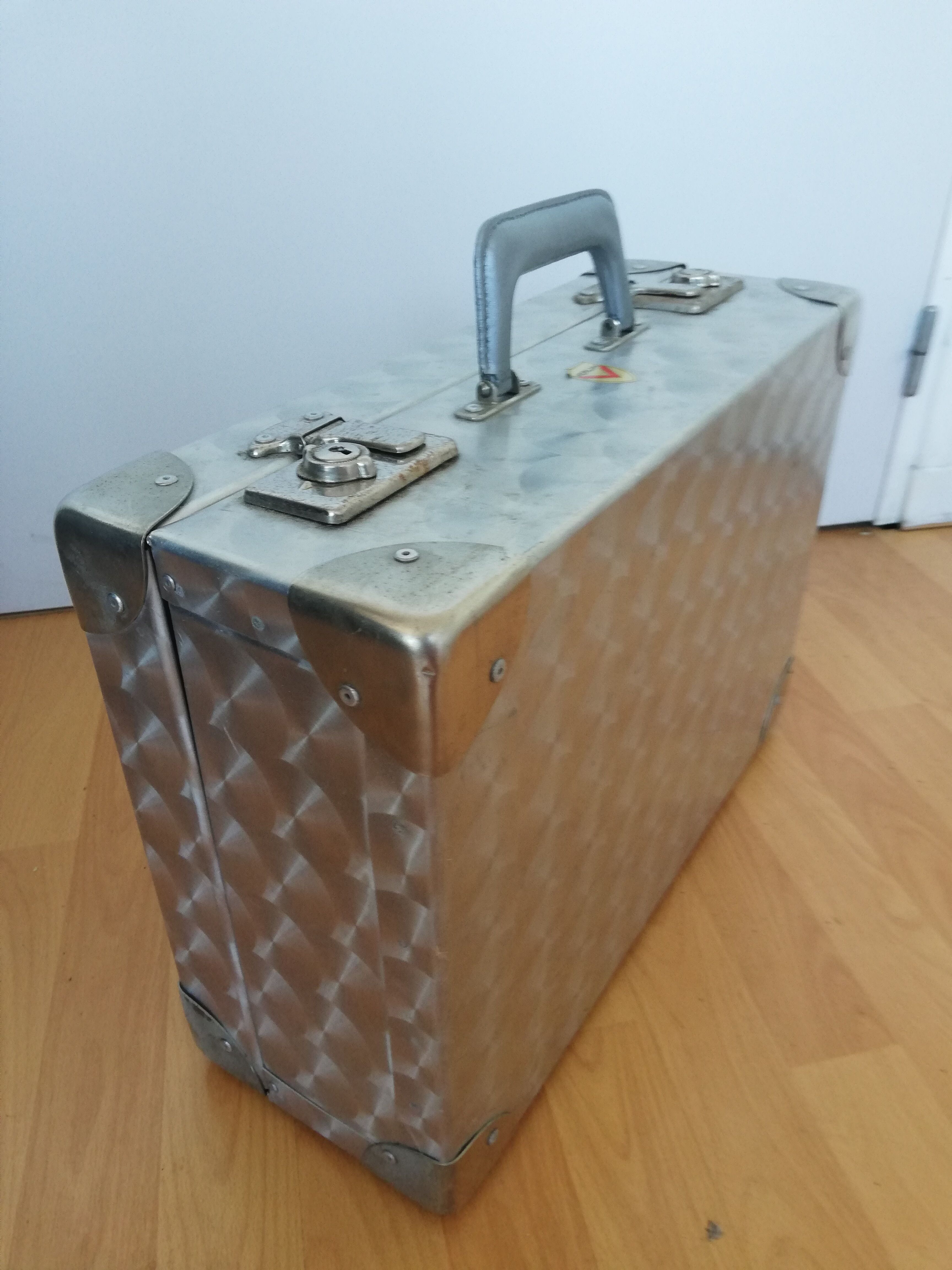 Verlim metallic travel trunk case