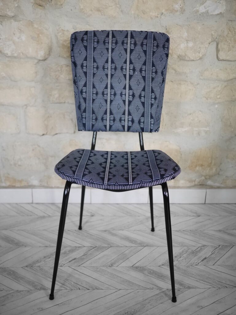 Blue wax Chair