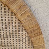 Rattan wicker headboard