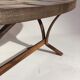 Table basse en céramique et métal - 1960
