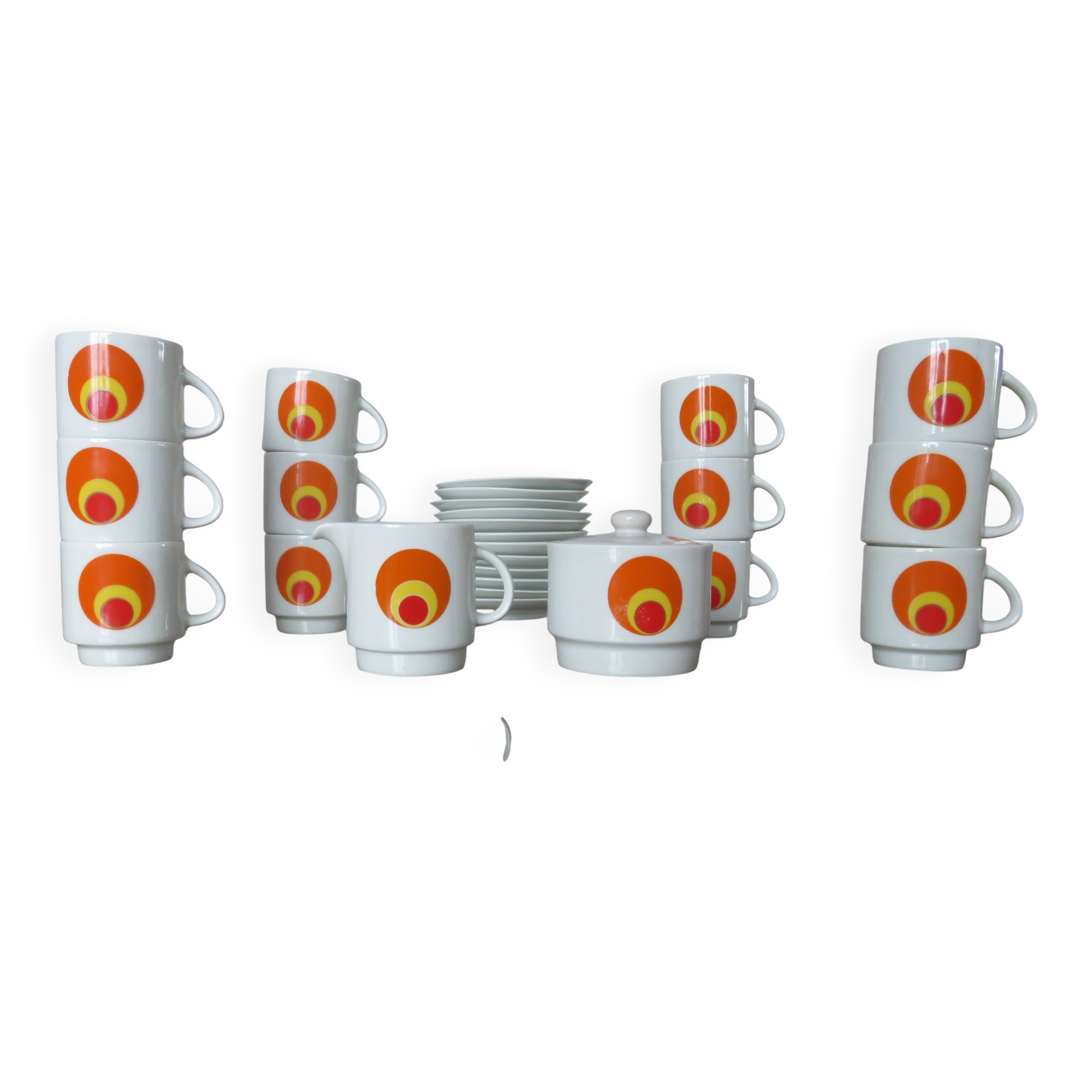 "Pop" Italy coffee service from the 70s