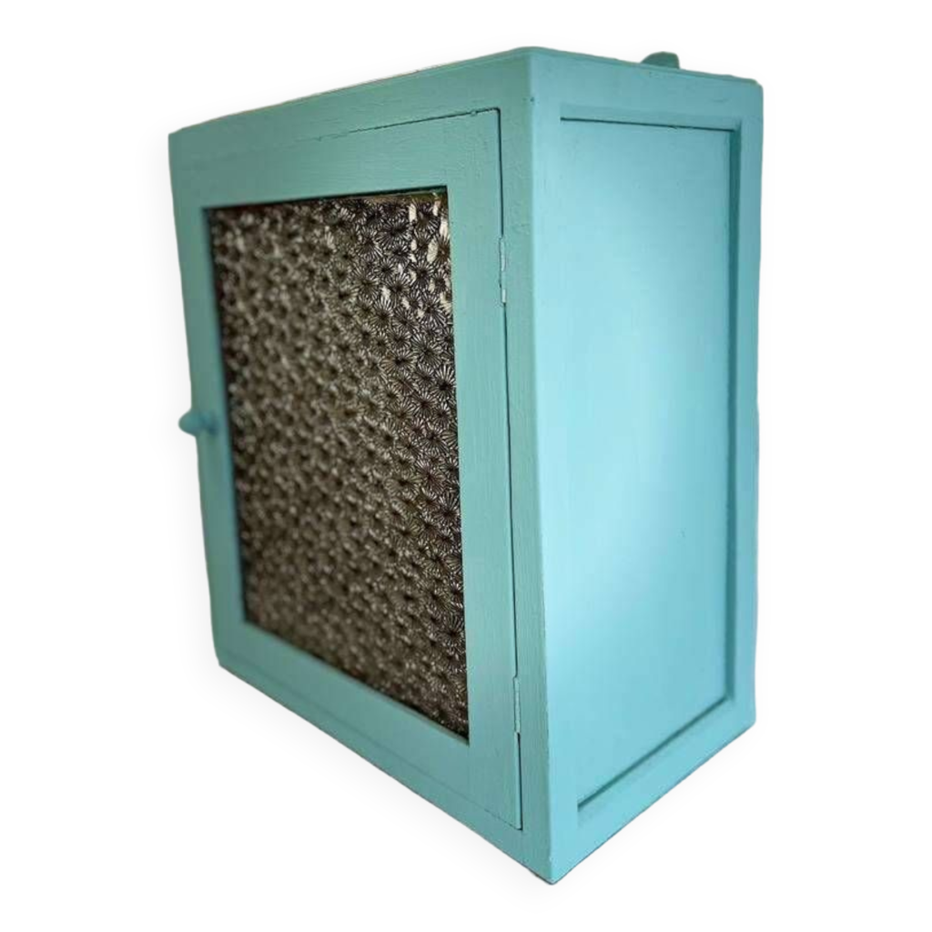 ARMOIRE MURALE EN BOIS VINTAGE / ARMOIRE MURALE / ARMOIRE SUSPENDUE