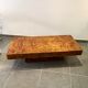 Table basse en loupe d’orme, 1970