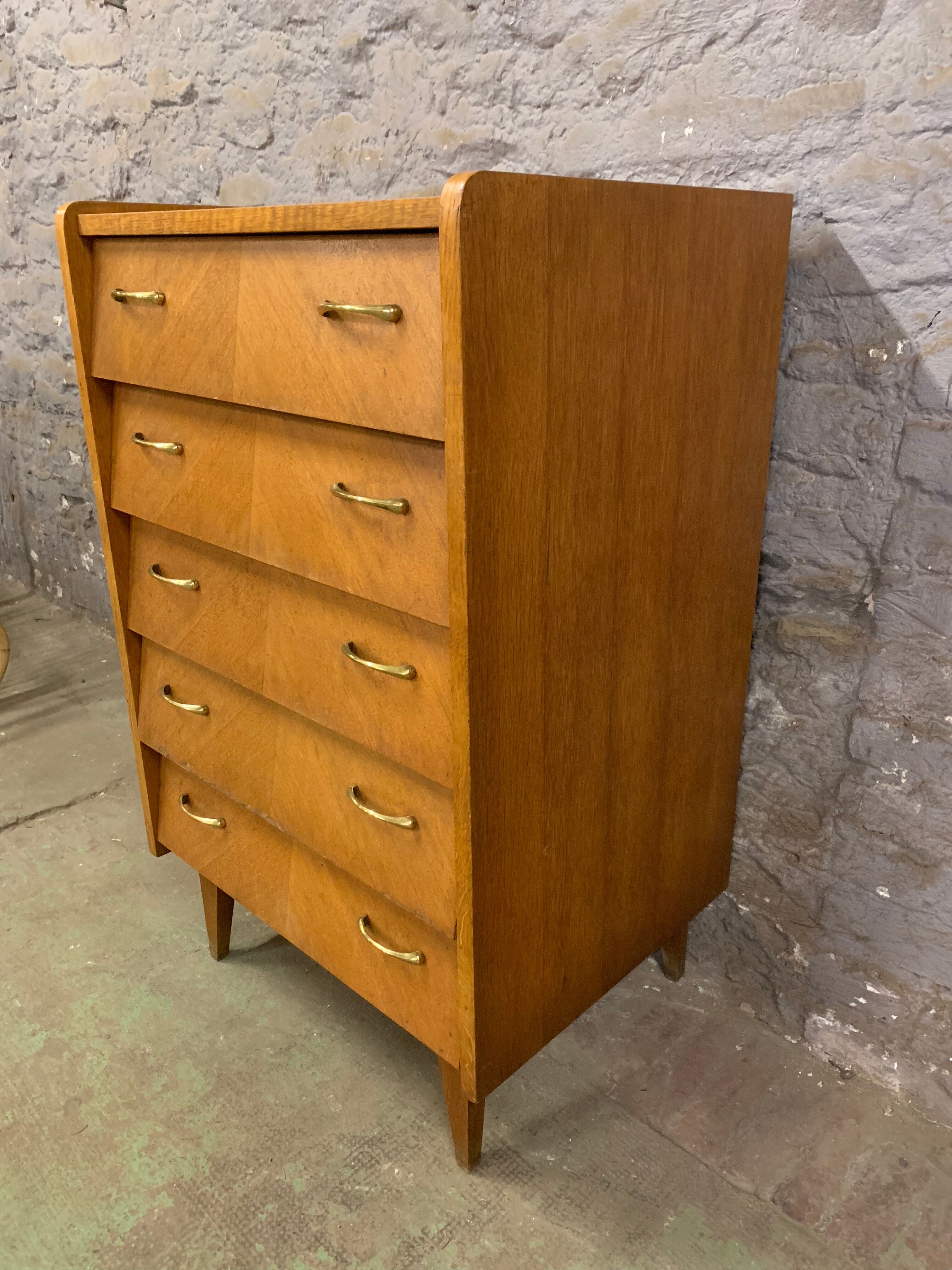 Vintage 1960-foot compass dresser