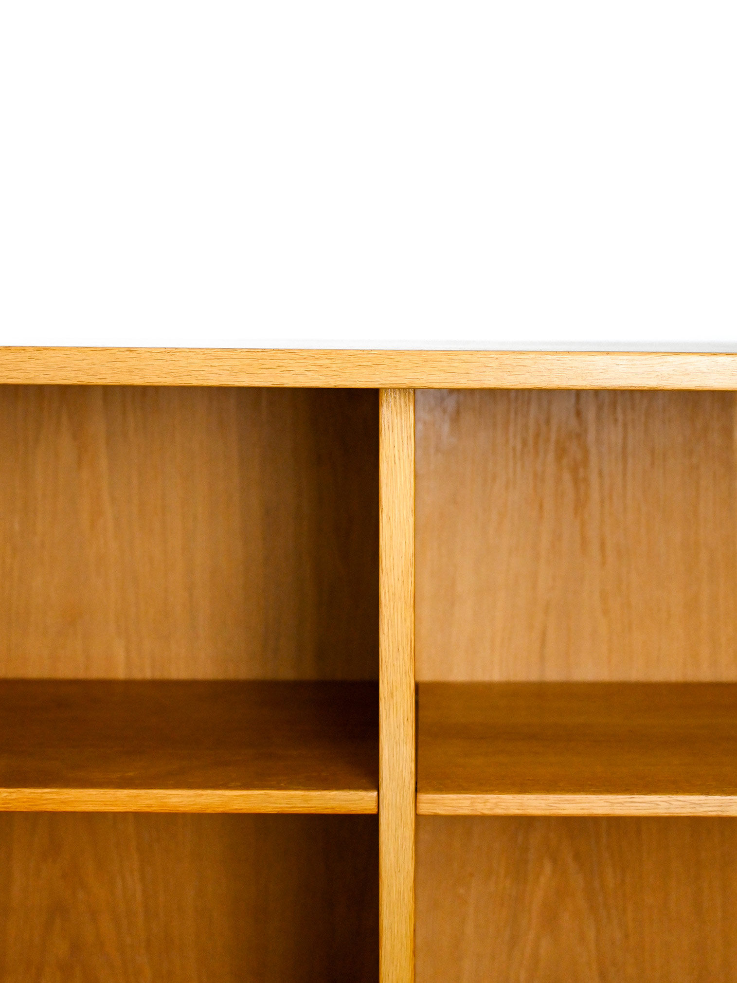 Scandinavian oak bookcase