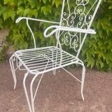 Fauteuils provençaux en fer forgé