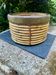 Gabriella Crespi brass rattan basket 1960s Italy