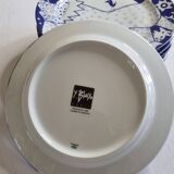 Service of 10 Plates, design by Yves Blayo Paris, 80s, 21 cm