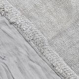 6x8 Silver & Gray Turkish Kilim Rug, 177x256Cm