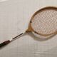 Old tennis racket early 20th in wood