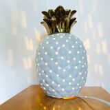 White ceramic pineapple lamp