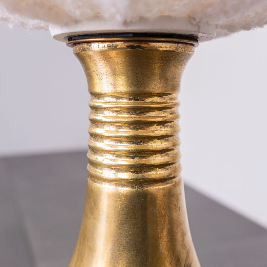 Set of 3 modern vintage lamps in 70s Lamperti brass