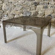 Table basse carré en plastique moulé, 1970