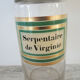 Old Pharmacy Pot / Virginia Snake Apothecary Bottle