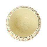 Large Polychrome Flower Pot Cache Pot Longchamp France 36cm