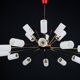 Large Mid-Century 18 arms chandelier in the manner of Arredoluce. Italy 195