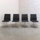 Set of 6 'Oxford' swivel chairs by Arne Jacobsen for Fritz Hansen, 1965