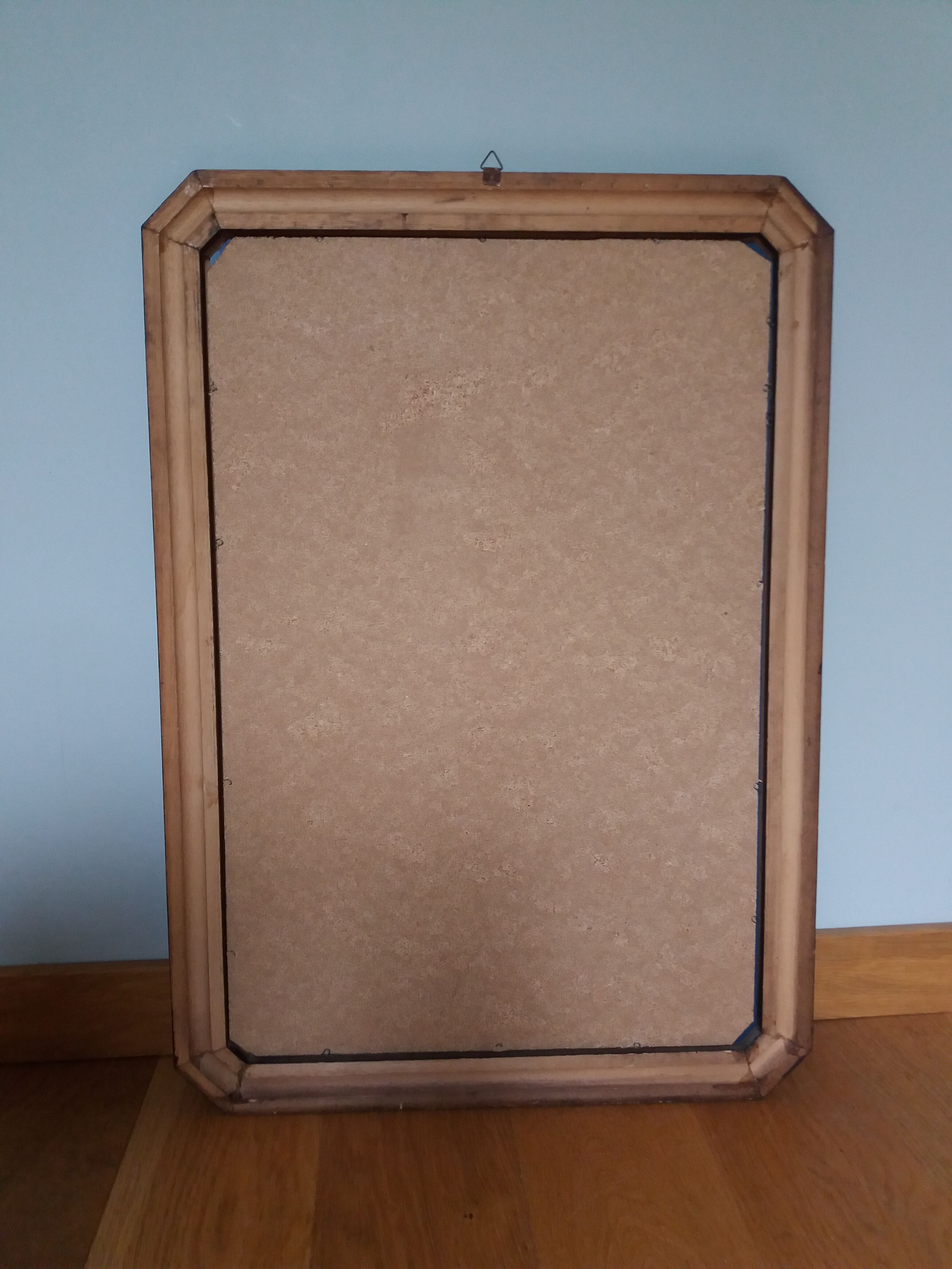 Art Deco mirror molded wood 69 x 49