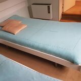Single bed. Design - White frame