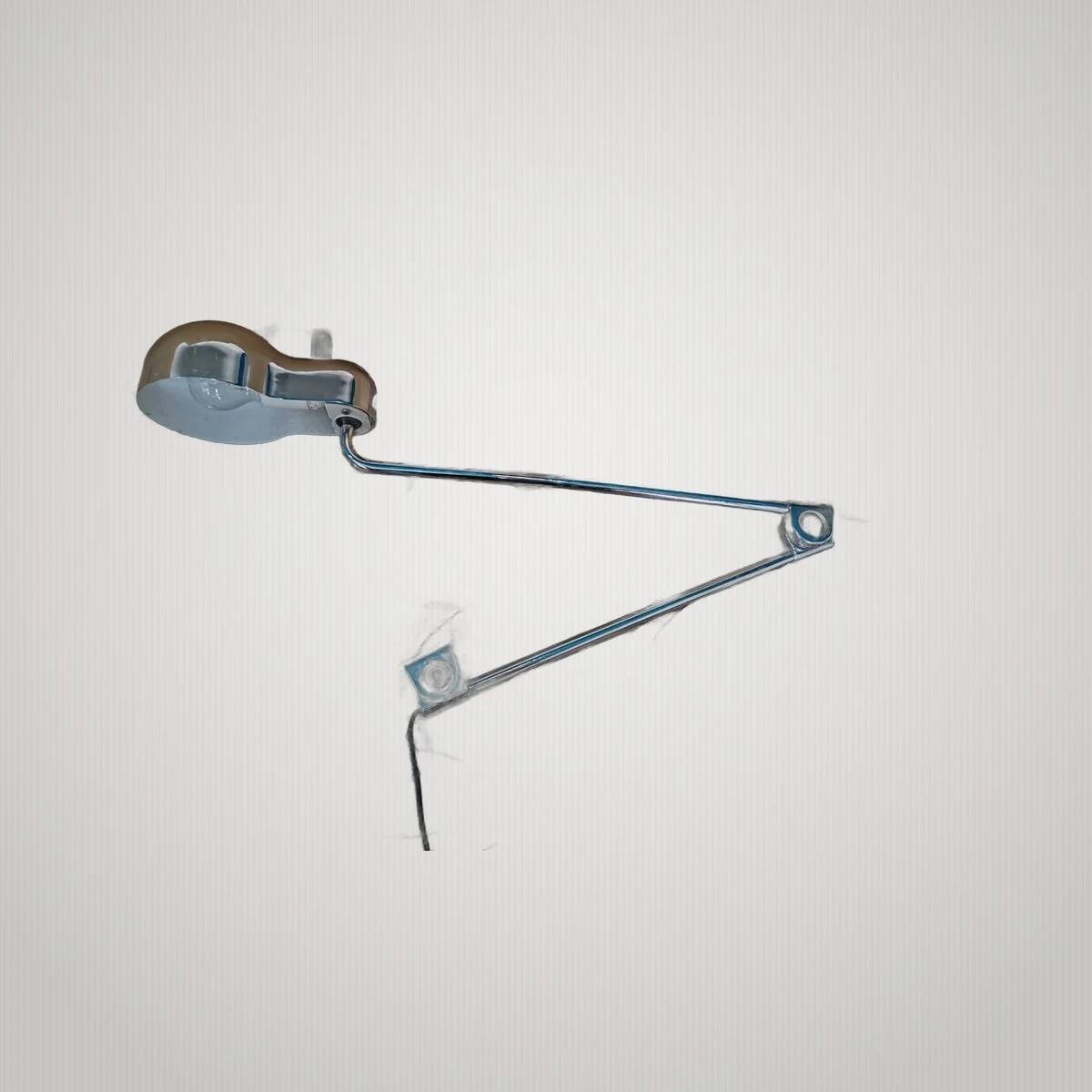 Beautiful desk lamp stilnovo by joe colombo 1970 chrome metal