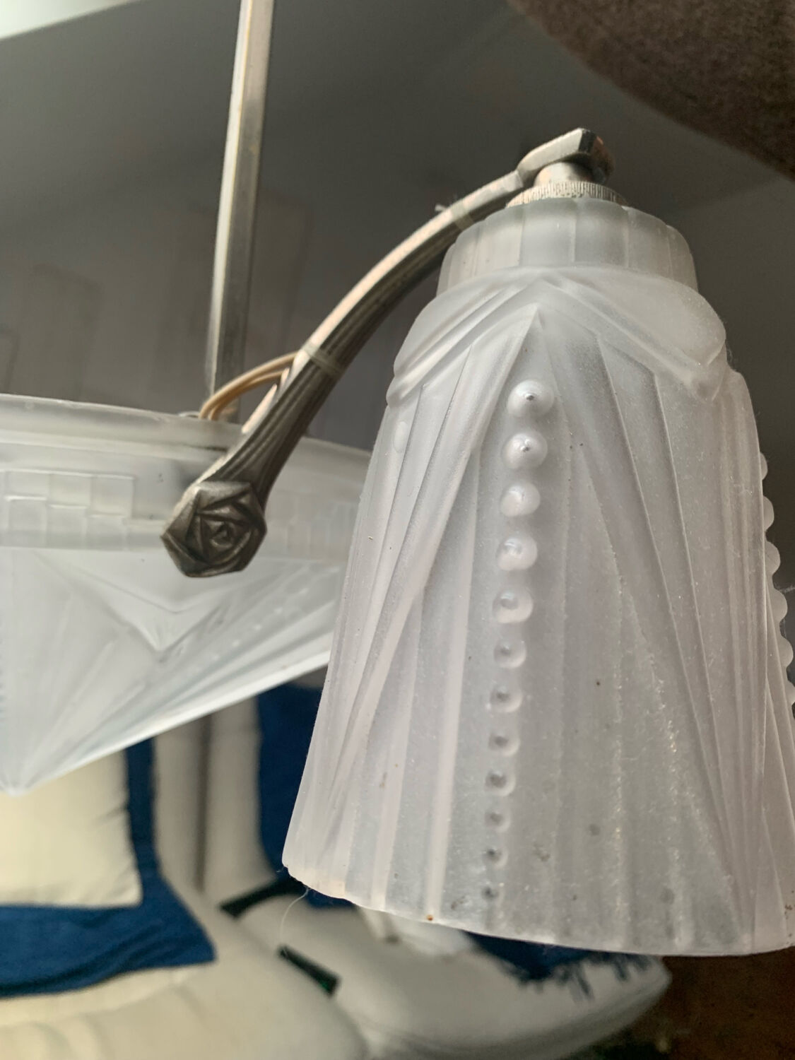 Small Art Deco chandelier