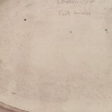 Large enamelled earthenware dish signed Tony Jaillet from the 1950s-60s.