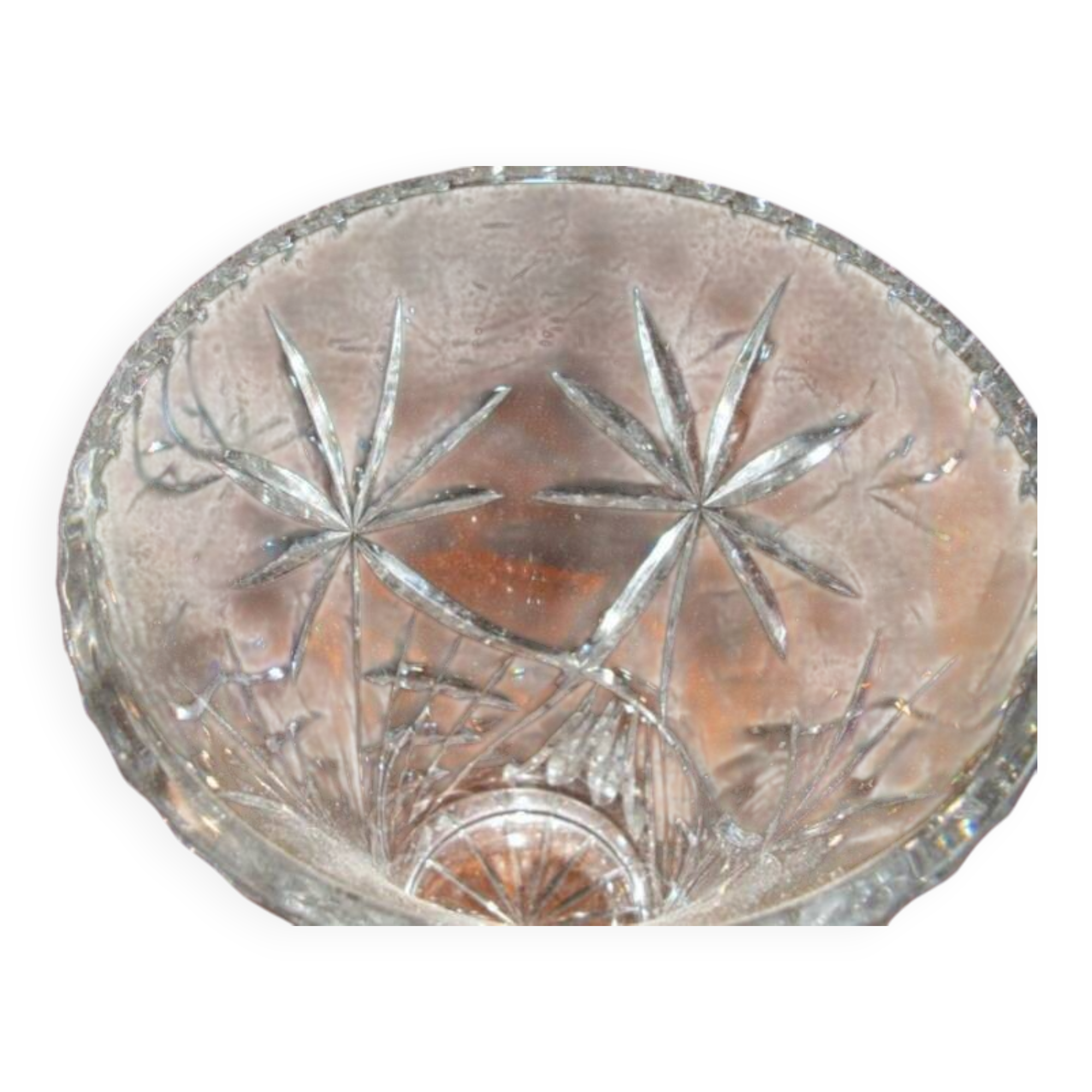 Vase cristal annees 70