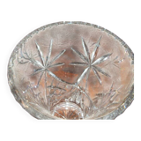 70s crystal vase