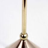Scandinavian brass candle holder