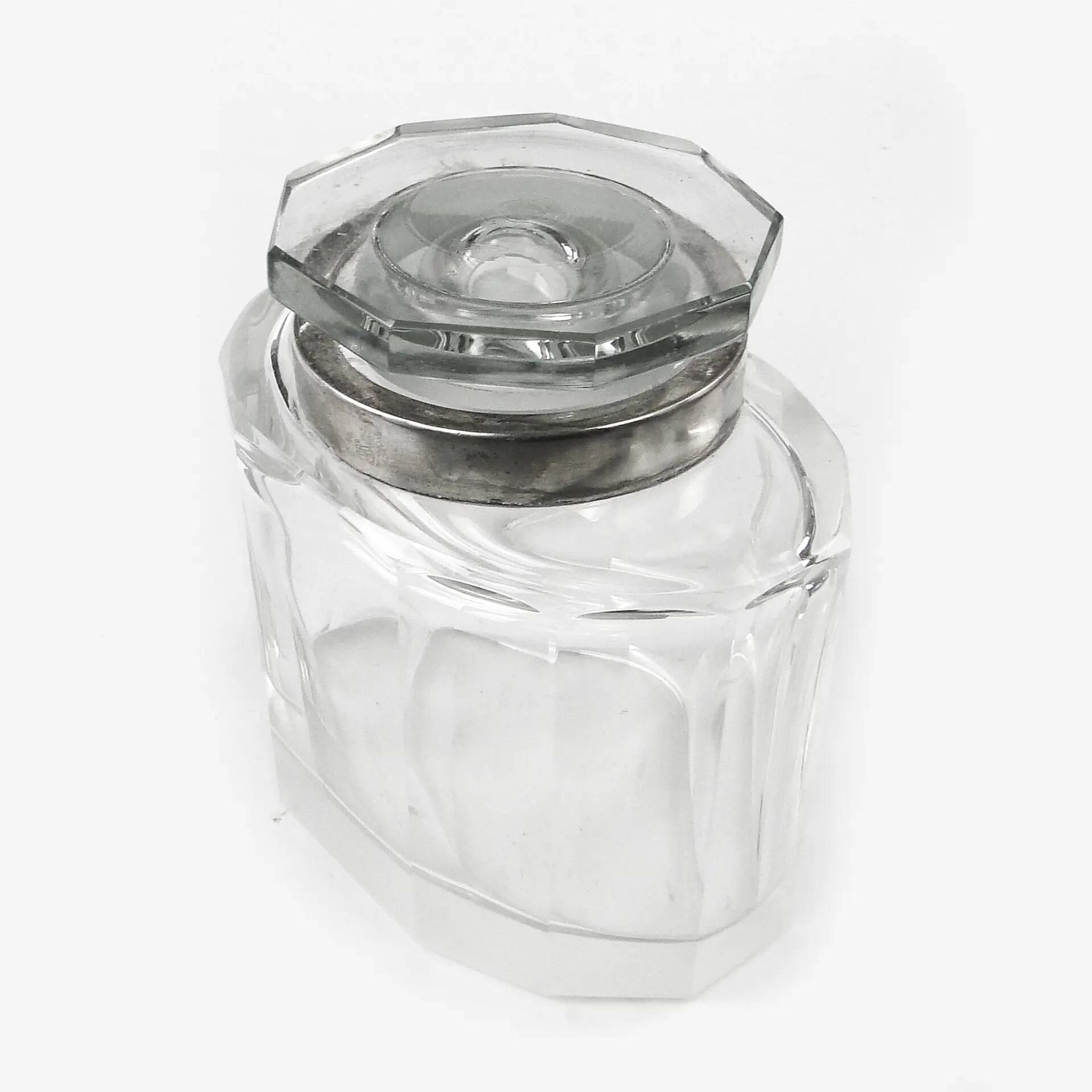 Plat couvert, modernisme, cristal, argent, Allemagne, 19e siècle