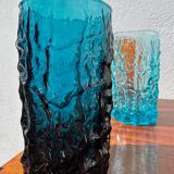 Large multicoloured glasses by Geoffrey Baxter from the 1960s.