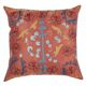 SET OF 2 - Embroidered 100% Silk Cushion Covers. Handmade Accent Pillows. Traditional Pillowcases. Lace Pillows