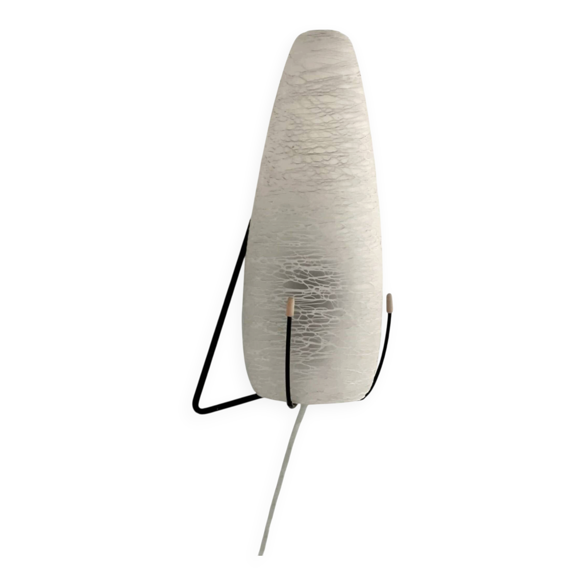 Applique murale NX18 E/00 en verre satiné pour Philips, 1958