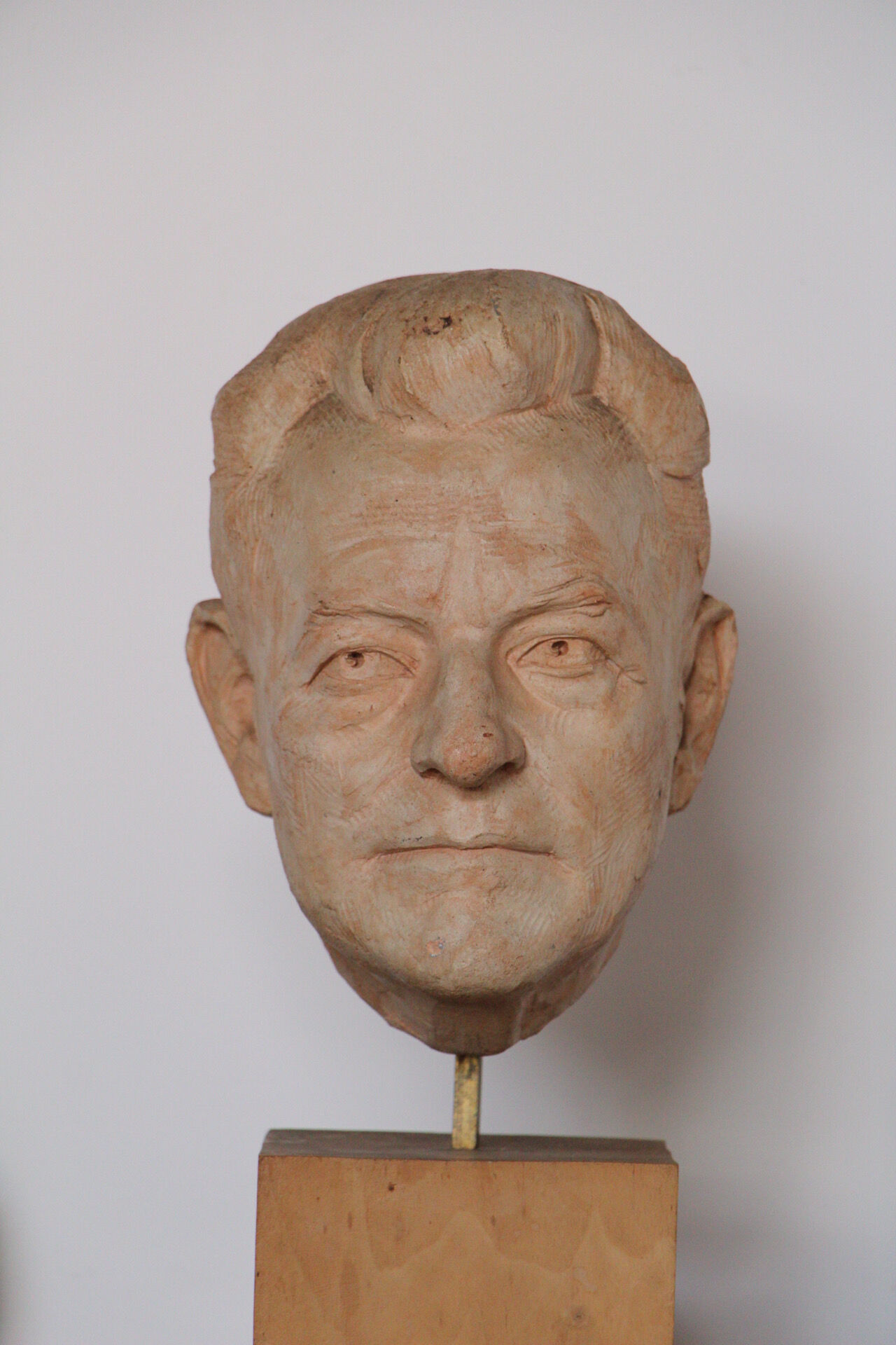 Bust of terracotta artist Nereo Quagliato 1970